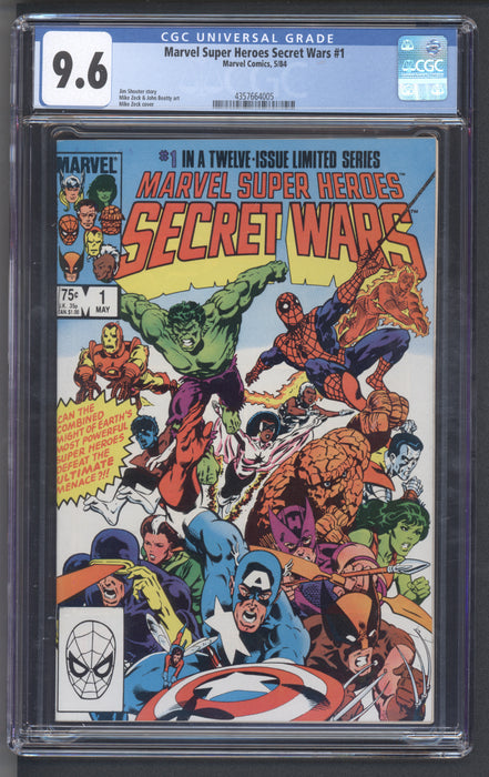 MARVEL SUPER HEROES SECRET WARS #1 CGC 9.6