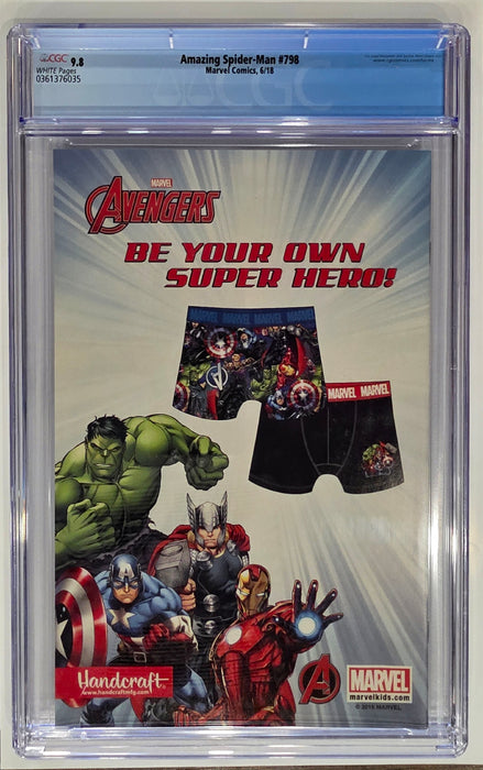 AMAZING SPIDER-MAN #798 CGC 9.8 ALEX ROSS COVER A