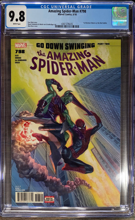 AMAZING SPIDER-MAN #798 CGC 9.8 ALEX ROSS COVER A