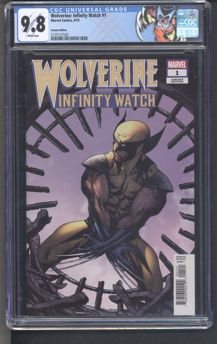 WOLVERINE INFINITY WATCH #1 CGC 9.8 MIKE MCKONE