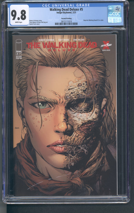 WALKING DEAD DELUXE #5 CGC 9.8 2ND PRINT
