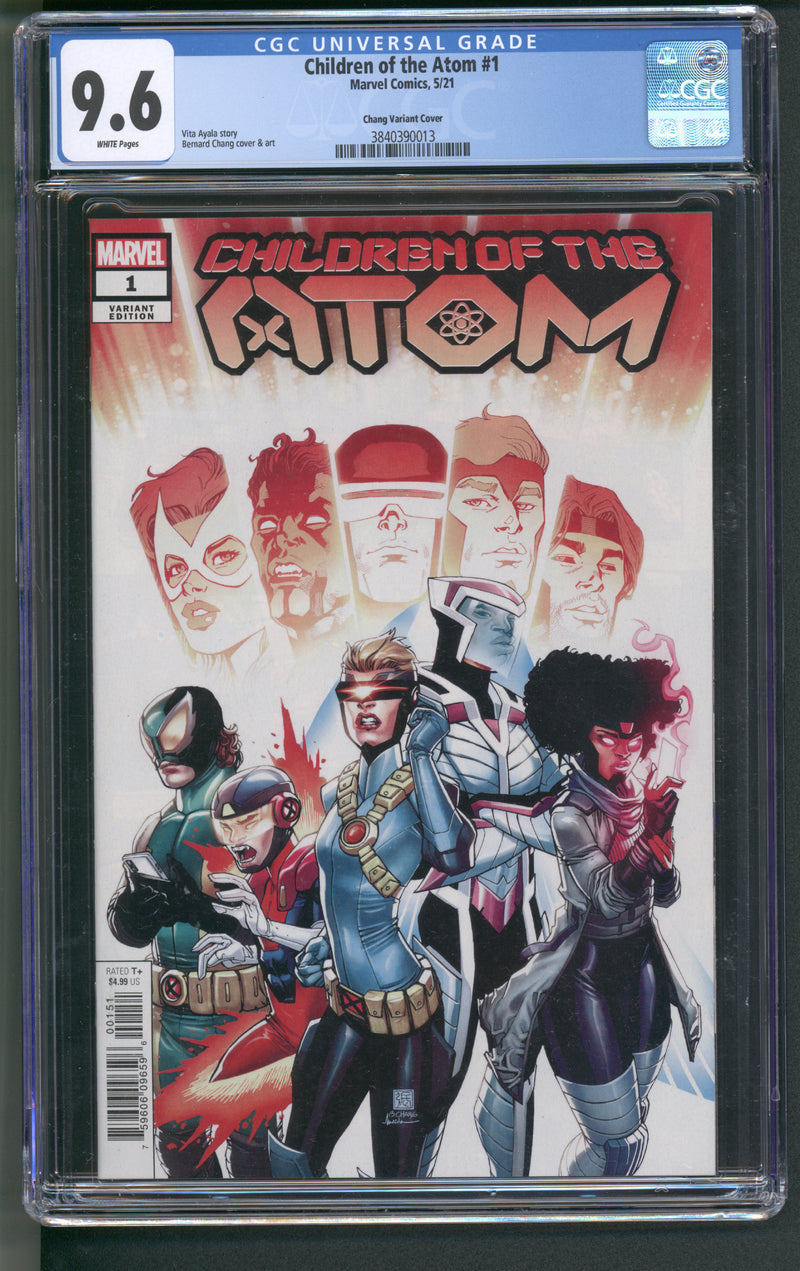 CHILDREN OF THE ATOM #1 CGC 9.6 CHANG