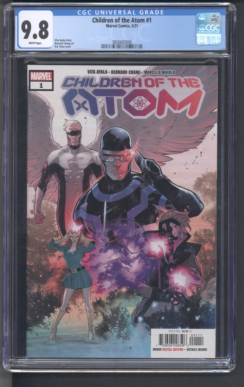 CHILDREN OF THE ATOM #1 CGC 9.8 SILVA COVER