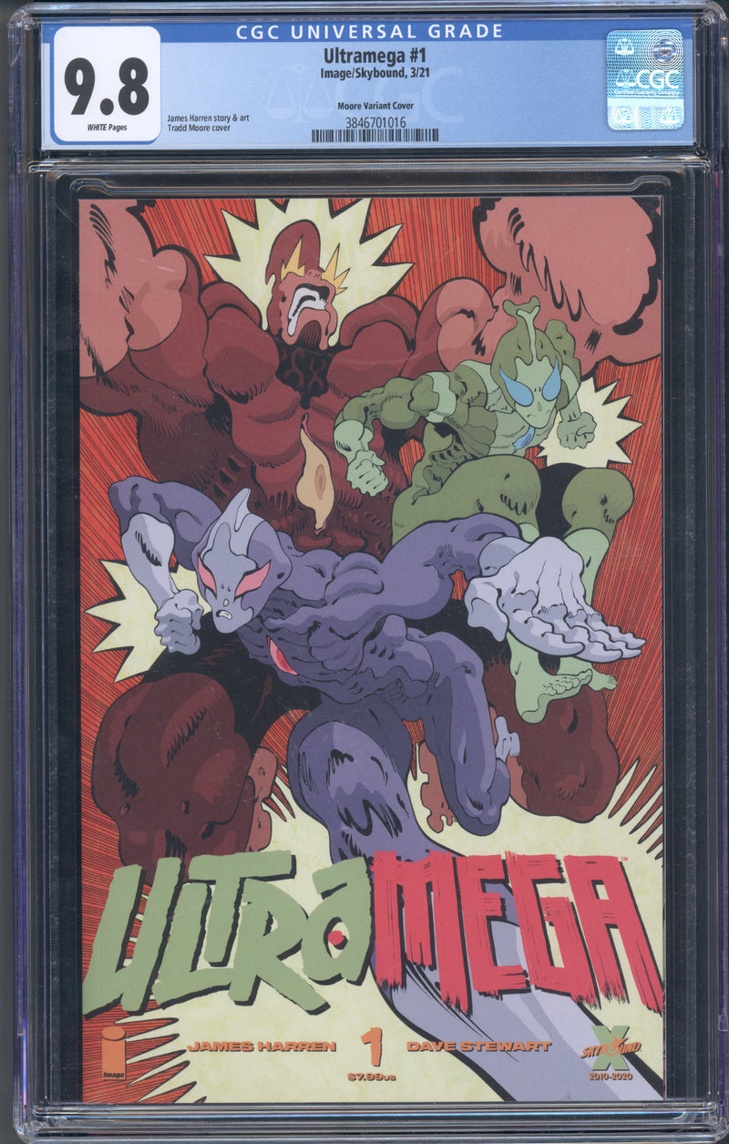 ウルトラメガ #1 CGC 9.8 トラッド・ムーア バリアント