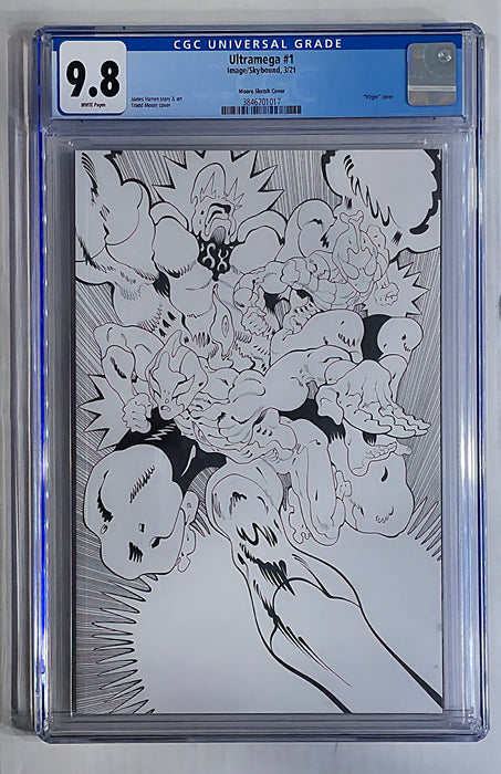 ULTRAMEGA #1 CGC 9.8 MOORE SKETCH COVER