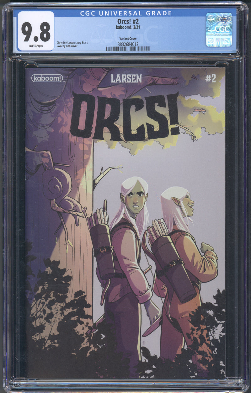 ORCS! #2 CGC 9.8 スウィーニー・ブー 変形カバー