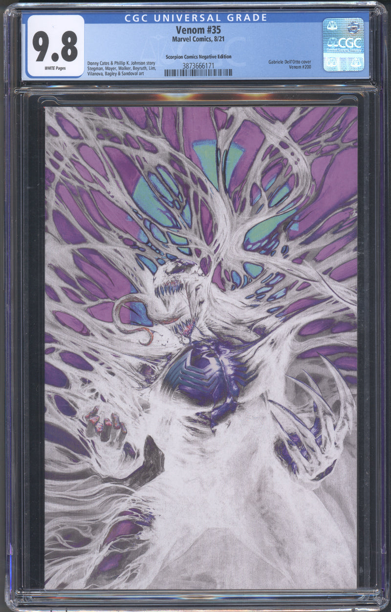 ヴェノム #35 CGC 9.8 デル・オットー ヴァージン ネガティブエディション 155/200