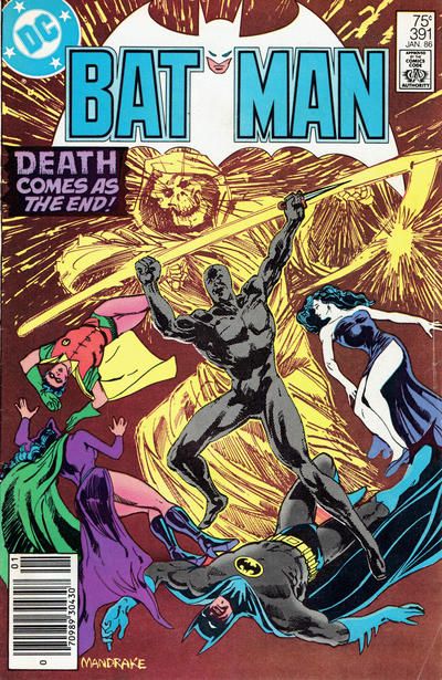 BATMAN #391 NEWSSTAND EDITION 1985