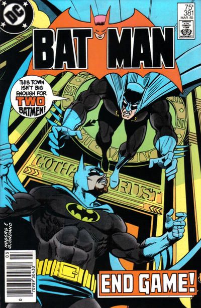 BATMAN #381 NEWSSTAND EDITION 1985
