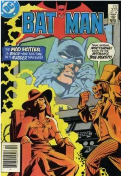 BATMAN #378 NEWSSTAND EDITION 1984