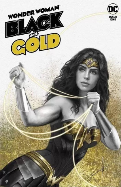 Wonder Woman Black & Gold Carla Cohen Trade NM