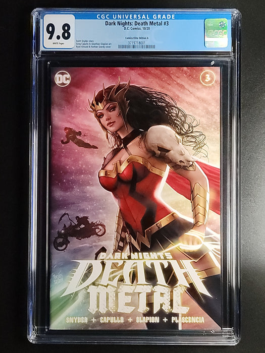 DARK NIGHTS DEATH METAL #3 CGC 9.8 KINCAID / SZERDY COVER A