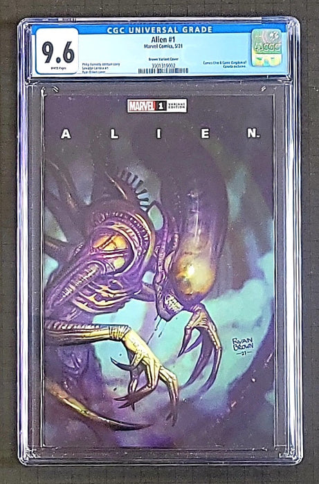 ALIEN #1 CBCS 9.8 Ryan Brown Virgin