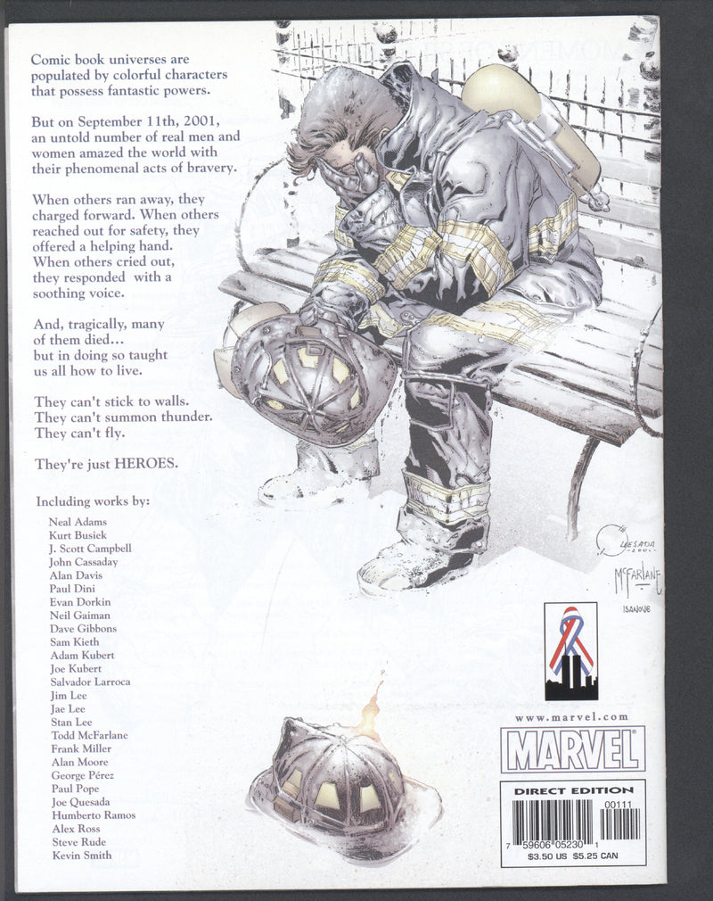 HEROES OF 9-11 MARVEL MAGAZINE TRIBUTE