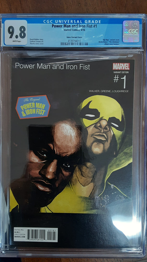 Power Man and Iron Fist, Vol. 3 #1F CGC 9.8 Hip-Hop Variant