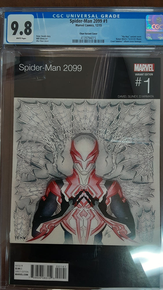 Spider-Man 2099, Vol. 3 #1D CGC 9.8 Variant Hip-Hop Cover