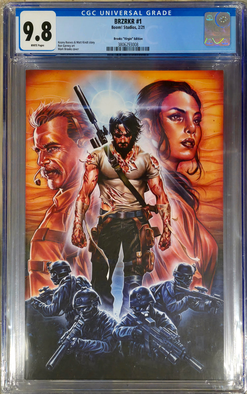 BRZRKR #1 CGC 9.8 BROOKS VIRGIN 1:50