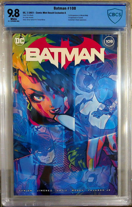BATMAN #108 CBCS 9.8 ROSE BESCH TRADE