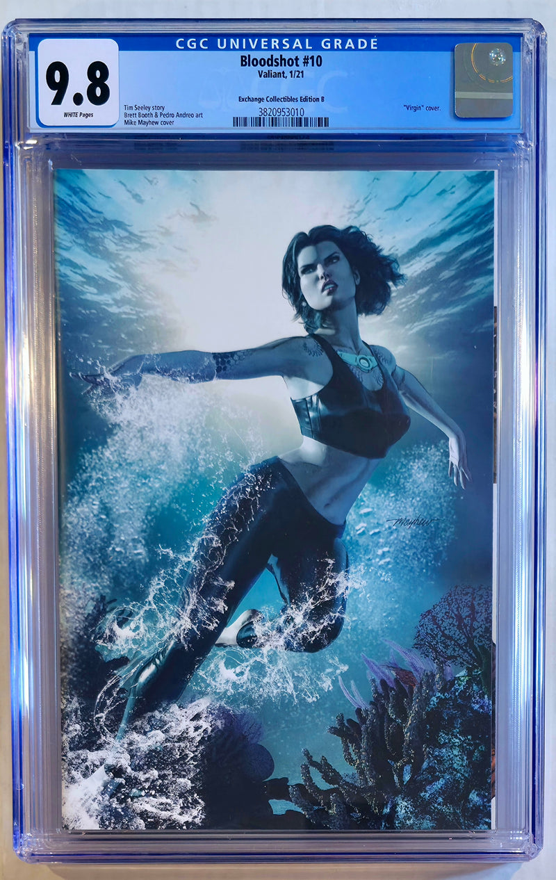 BLOODSHOT #10 CGC 9.8 MIKE MAYHEW VIRGIN