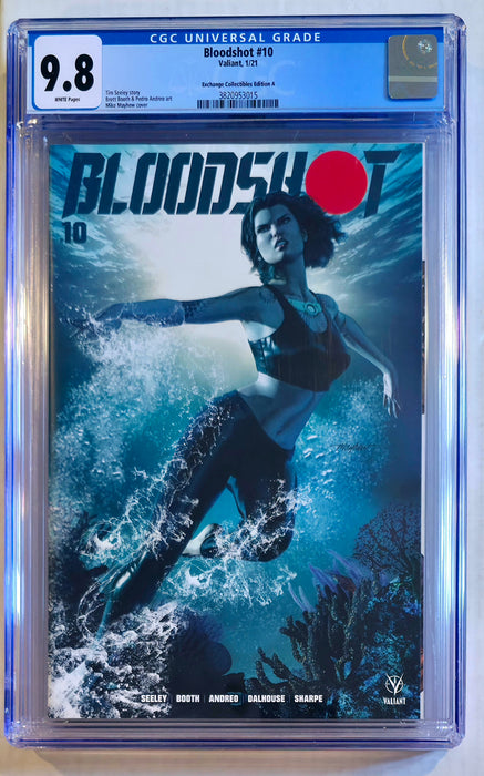 BLOODSHOT #10 CGC 9.8 MIKE MAYHEW TRADE