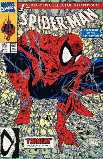 SPIDER-MAN #1 8/90 POLY-BAGGED EDITION