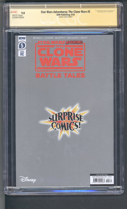 Star Wars Adventures Clone Wars Battle Tales #5 CGC SS 9.8 Signed by John Giang Virgin