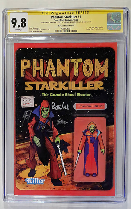 PHANTOM STARKILLER #1 CGC SS 9.8 MACFARLAND COVER SIGNED BY GORAL, SCHMALKE MCFARLAND