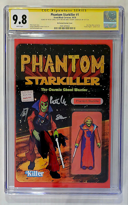 PHANTOM STARKILLER #1 CGC SS 9.8 MACFARLAND COVER SIGNED BY GORAL, SCHMALKE MCFARLAND