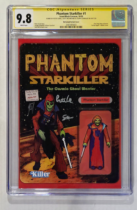 PHANTOM STARKILLER #1 CGC SS 9.8 MACFARLAND COVER SIGNED BY GORAL, SCHMALKE MCFARLAND