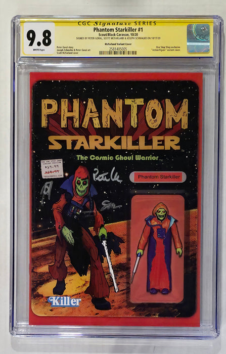 PHANTOM STARKILLER #1 CGC SS 9.8 MACFARLAND COVER SIGNED BY GORAL, SCHMALKE MCFARLAND