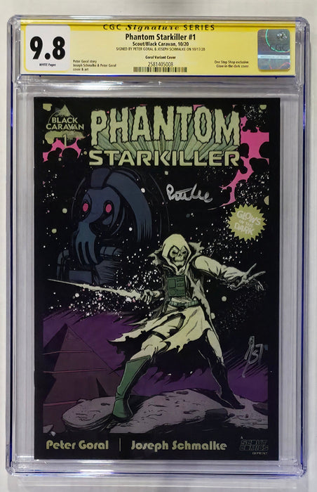 PHANTOM STARKILLER #1 CGC SS 9.8 GORAL COVER SIGNED BY GORAL & SCHMALKE
