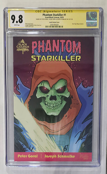 PHANTOM STARKILLER #1 CGC SS 9.8 LYNCH COVER SIGNED BY GORAL, SCHMALKE & LYNCH