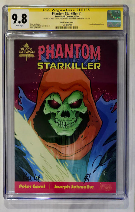 PHANTOM STARKILLER #1 CGC SS 9.8 LYNCH COVER SIGNED BY GORAL, SCHMALKE & LYNCH