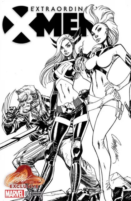 Extraordinary X-Men #1 J. Scott Campbell EXCLUSIVE SKETCH