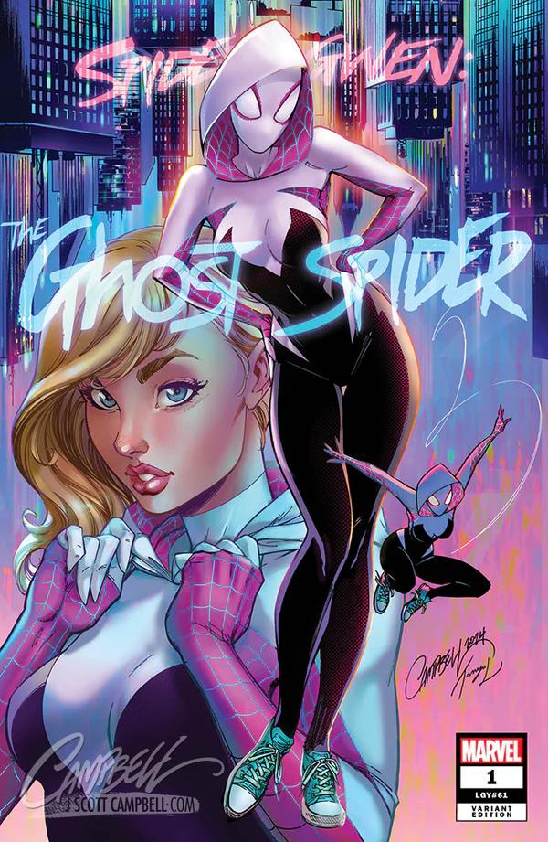 SPIDER-GWEN: THE GHOST-SPIDER #1 J. SCOTT CAMPBELL EXCLUSIVE VAR (LTD. 3000)