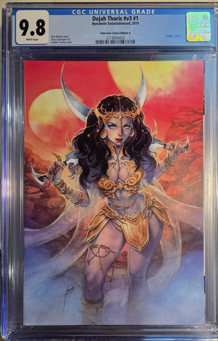 DEJAH THORIS #1 CGC 9.8 FRANNY COVER VOL. 3 CVR U