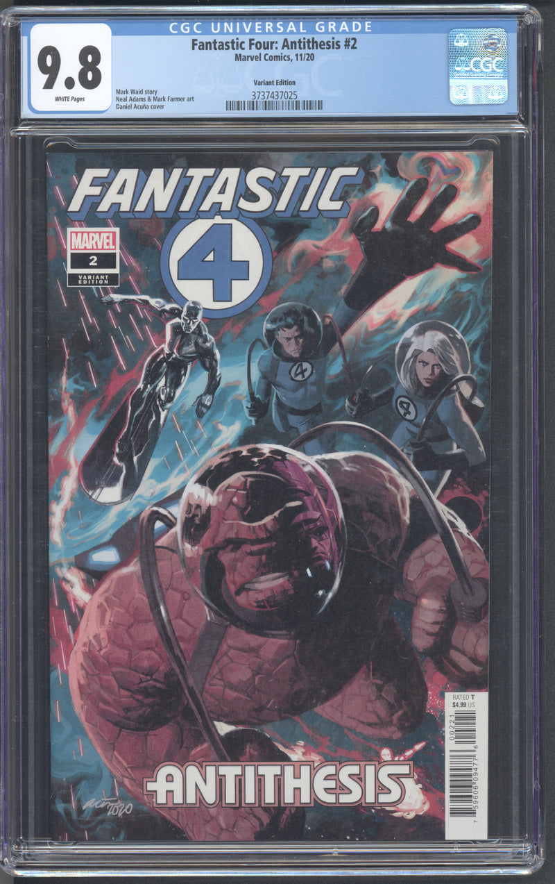 FANTASTIC FOUR ANTITHESIS #2 CGC 9.8 1:10 DANIEL ACUNA VARIANT