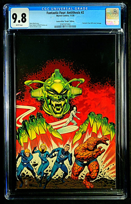 FANTASTIC FOUR ANTITHESIS #2 CGC 9.8 PATRICK ZIRCHER VIRGIN