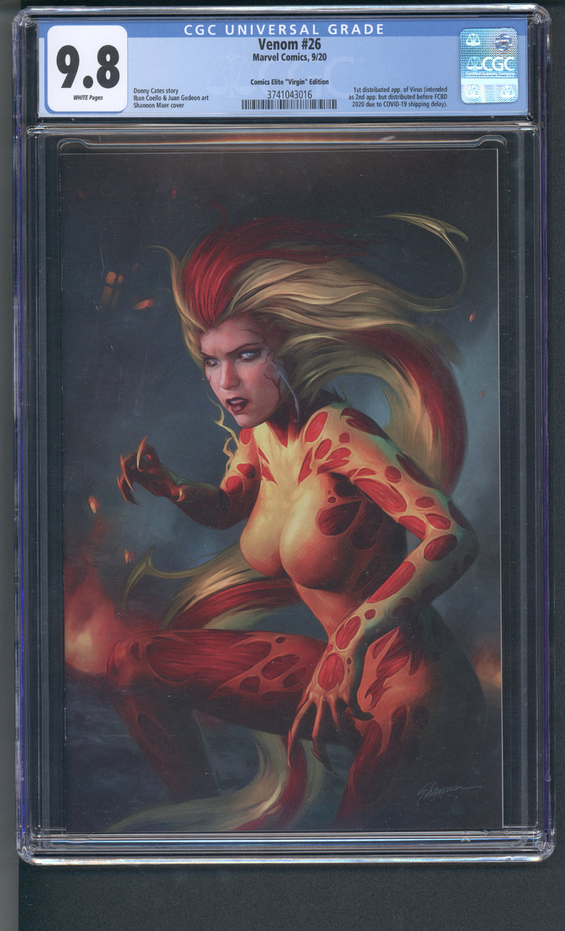 VENOM #26 CGC 9.8 SHANNON MAER VIRGIN VIRUS初登場