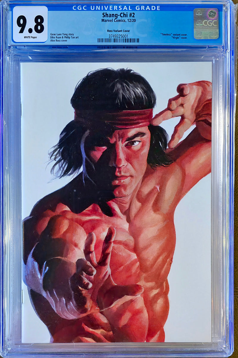 SHANG-CHI #2 CGC 9.8 ALEX ROSS TIMELESS SHANG-CHI VARIANT