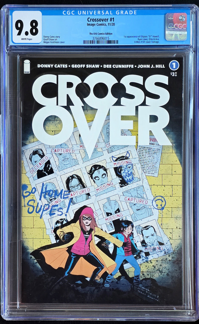 CROSSOVER #1 CGC 9.8 HUTCHINSON COVER