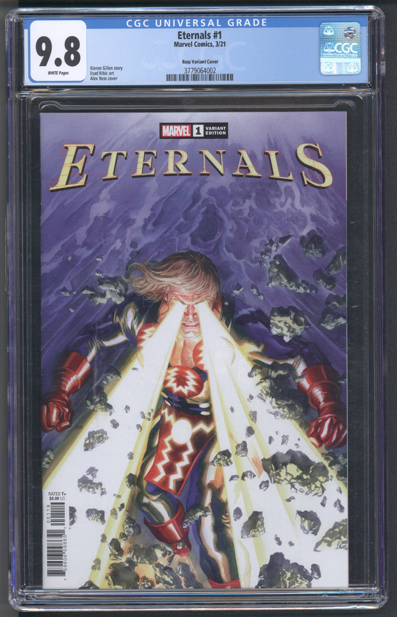 ETERNALS #1 CGC 9.8 ALEX ROSS VARIANT