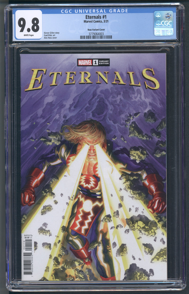 ETERNALS #1 CGC 9.8 ALEX ROSS VARIANT
