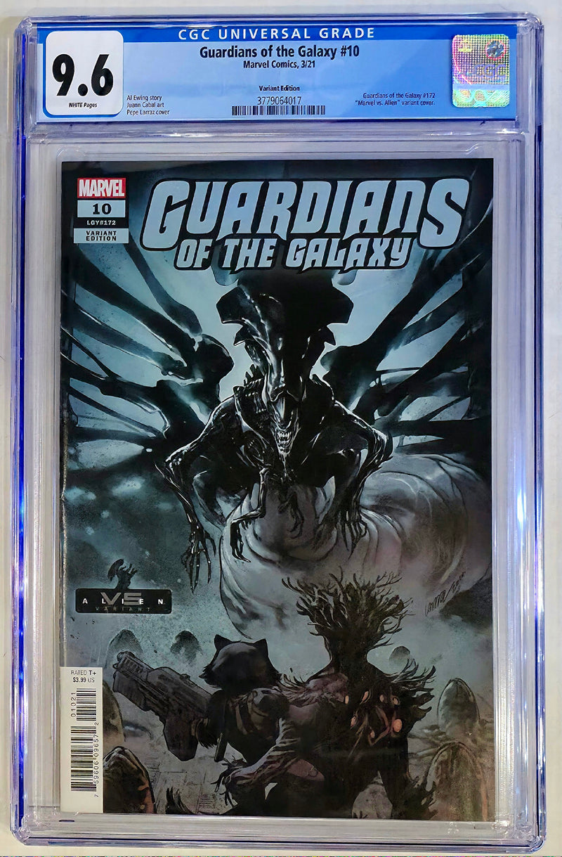 GUARDIANS OF THE GALAXY #10 CGC 9.6 LARRAZ MARVEL VS ALIEN