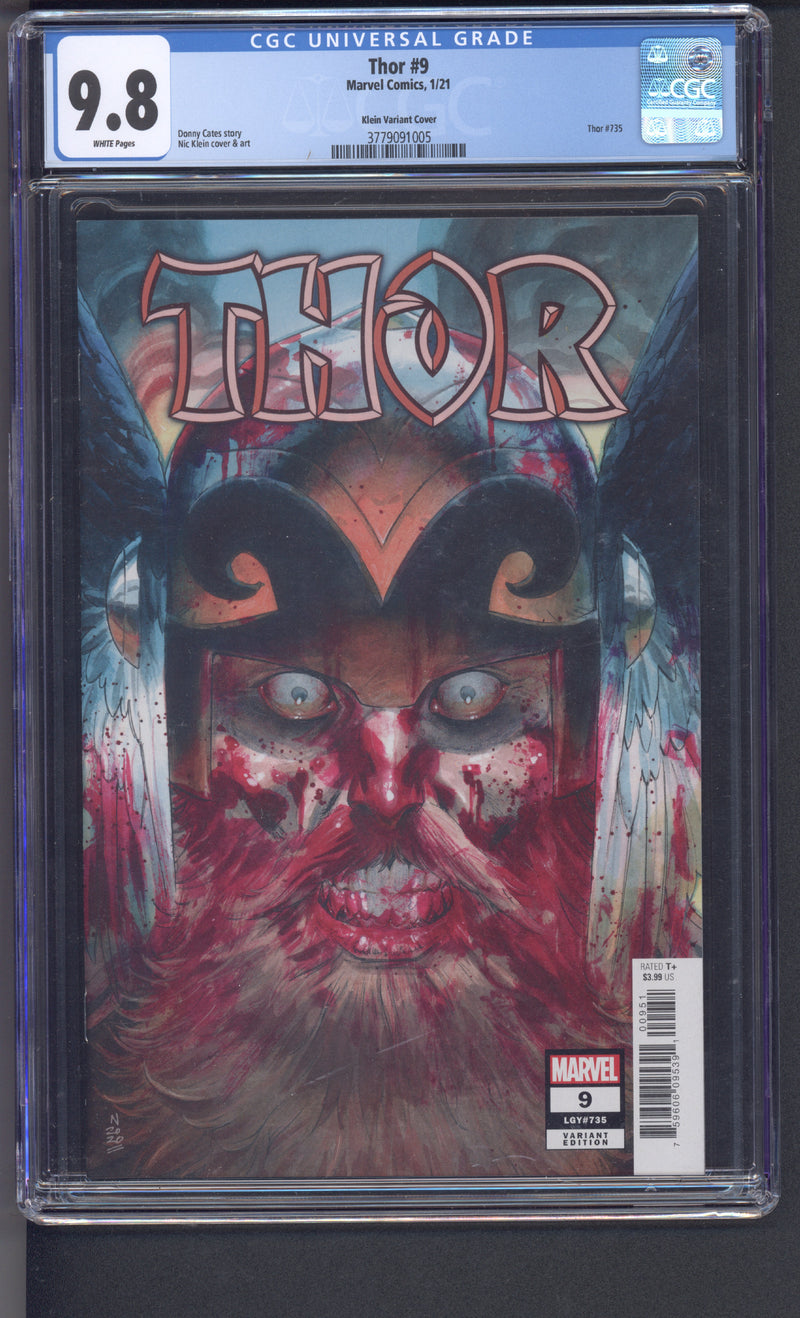 THOR #9 CGC 9.8 KLEIN 1:25 RATIO