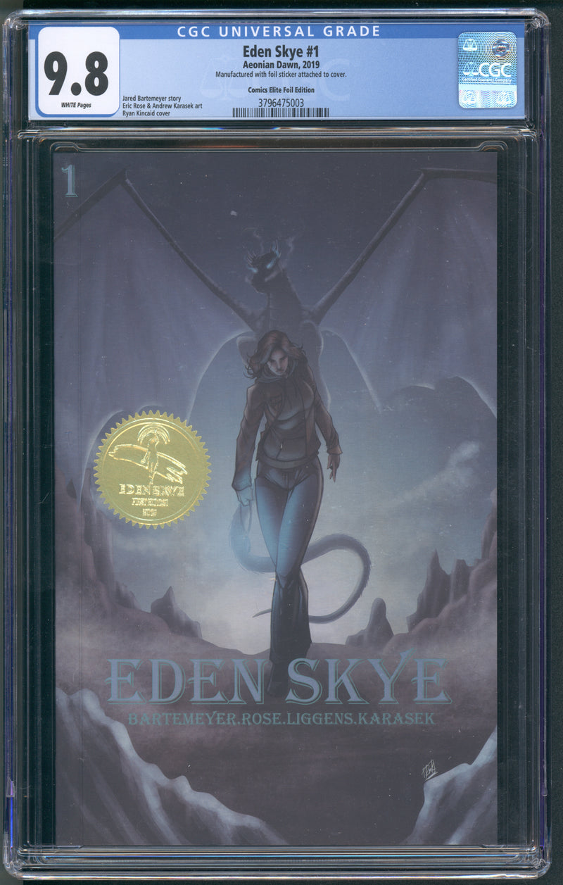 EDEN SKYE CGC 9.8 RYAN KINCAID COVER