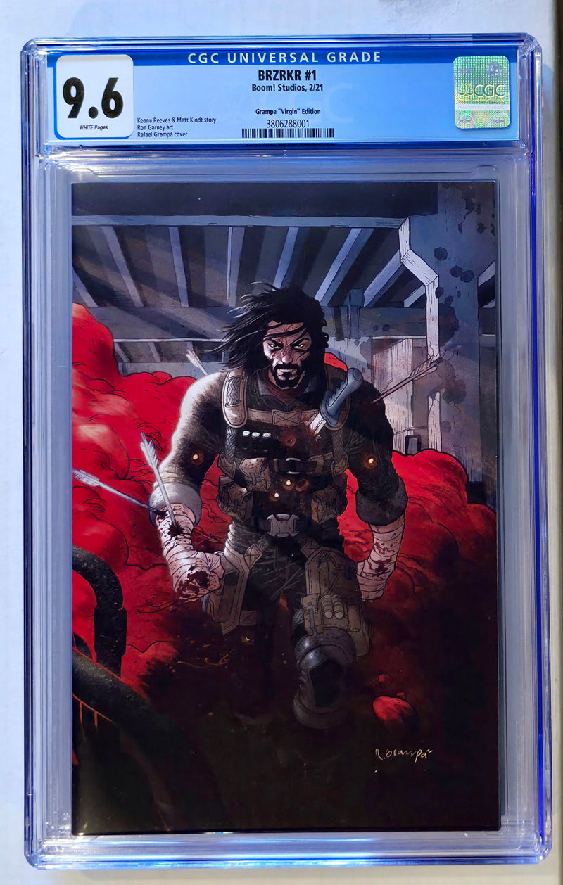 BRZRKR #1 CGC 9.6 GRAMPA VIRGIN 1:50