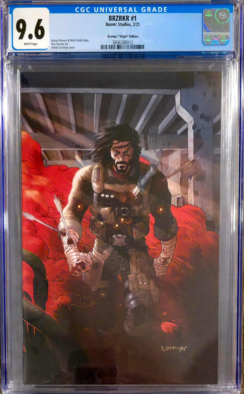 BRZRKR #1 CGC 9.6 GRAMPA VIRGIN 1:50