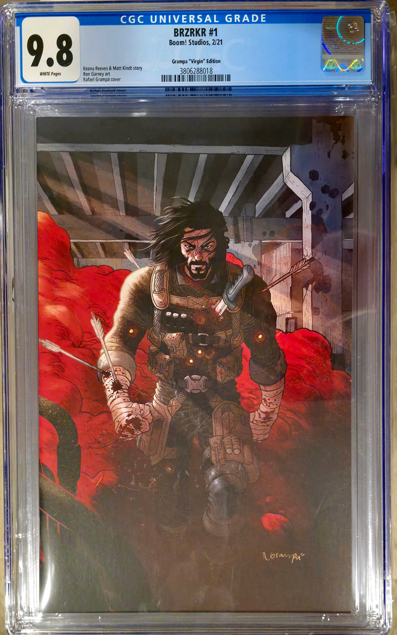 BRZRKR #1 CGC 9.8 GRAMPA VIRGIN 1:50