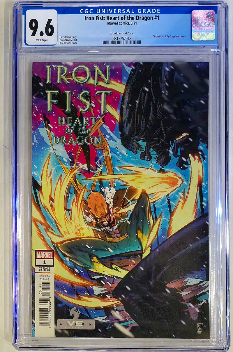 IRON FIST HEART OF A DRAGON #1 CGC 9.6